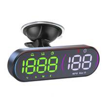 YNF GPS HUD Head-Up Display Car Speedometer, 4.5 Inch Smart Digital Speed Display, KMH/MPH Switchable, Windshield Projection, Driving Direction, Time, Trip Distance, Overspeed Alarm, Multi-Color Display, Universal HUD (Type-C Interface) - G26 - View 14