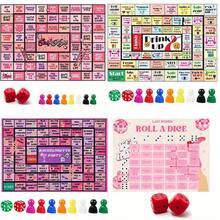 Adult Bachelorette Party Drinking Game, Rubber Mat Drinking Board Game, Fun Party Interactive Drinking Game, Suitable For Girls Night, Bachelorette Party, 21+ Years Old, 2-8 Players - Multicolor - View 3