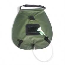 5.28 Gallon Outdoor Solar Shower Bag - Suitable For Bathing, Camping And Washing. Equipped With Detachable Hose And Nylon Rope, Convenient For Portable Storage Of Cold And Hot Water During Hiking, Climbing And Travel - Multicolor - View 12