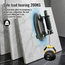 2026 真空吸盤 200kg 承重重型真空吸盤 適用於瓷磚吸附、花崗岩、玻璃搬運 8 英吋吸盤 - 彩色 - 查看 5