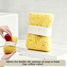 1Pc Foaming Soap Bag, Soft Elastic Bubble Bath Net Multi-Use Shower Body Scrubber, Gentle Exfoliating Deep Skin Cleansing Bath Ball, Reusable Household Bathroom Accessory For Women Men Kids Practical Daily Shower Foaming Tool Holiday Gift - Multicolor - View 6