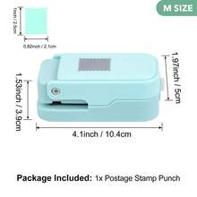Alat Pelubang Tepi Stempel, Cocok untuk Buku Catatan Vintage dan Scrapbooking, Pelubang Manual yang Dapat Ditumpuk, Penyelarasan dan Pemotongan Presisi, Dirancang untuk Kartu Ucapan Buatan Tangan, Alat Dekorasi Kerajinan Kertas DIY - MultiWarna - View 15
