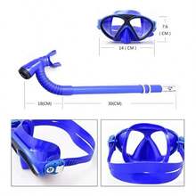 Eyewear Snorkel Set For Kids Anti-Fog Water Protective Children Snorkeling Goggles Adjustable Mask For Beach Use - Multicolor - View 6