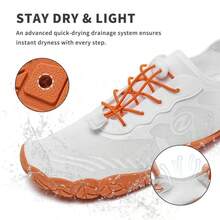 ZIITOP Water Shoes For Women, Wide Toe Box, Barefoot Quick Drying, Suitable For Beach Or Swimming - White - View 4