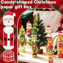 24pcs Christmas Crackers Gift Boxes With Ribbons And Christmas Countdown Stickers Santa Claus Xmas Tree Reindeer Pattern Treat Box Cartoon Christmas Advent Calendar Box Gift Wrapping Boxes For Party Favors Christmas Decorations Christmas Gifts - Christmas Edition - View 7