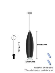 [Powerful Milk Frother] Electric Milk Frother - 1pc Battery Operated Portable Cappuccino And Coffee Mixer, Suitable For Kitchen Supplies - Multicolor - View 7