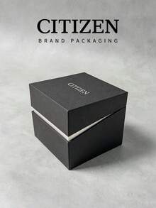 Citizen Brand Watch Packaging Box, Black Square Storage Box, Accessories, Suitable For Watch Organization And Gift Presentation Needs - Black - View 5