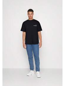 Camisetas de hombre, Conjuntos de verano para hombre, Ropa urbana Y2K, Camisetas de algodón, Camisetas de mujer, Estilo de los 90, Regalos para el Día del Padre - Negro - Ver 2