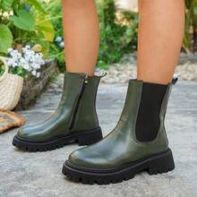 Bốt xỏ chân size lớn - màu xanh lá - Xem 14