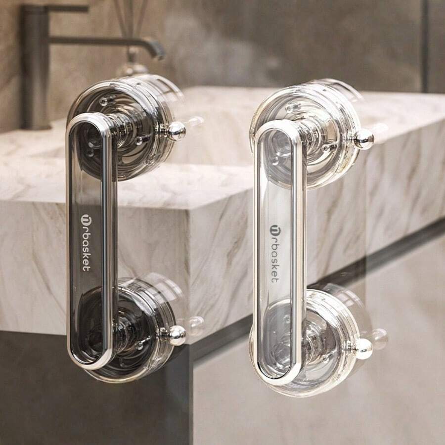 Suction Cup Door Handle For Bathroom, Shower, Sliding Glass Door, Refrigerator, Cabinet, Toilet Lid, Grab Bar - Multicolor - View 1