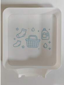 1pc Customized Pattern Heavy Duty Washing Machine Drain Tray Replacement Funnel, Enhance Your Laundry Experience! Multi-Functional Washing Machine Drain Accessory, Washing Machine Outlet Cleaning Tool, Plastic Material, Can Be Used For Washing Machine Outlet Water Storage, Effectively Prevent Laundry Room Floor Overflow, Can Be Used For Bathroom Water Storage, Souvenir For Cleaning And Storage Enthusiasts, Halloween, Christmas, Graduation Season, The Best Drain Tray Gift - (Patterned) Washing Machine Drain Pan - View 11