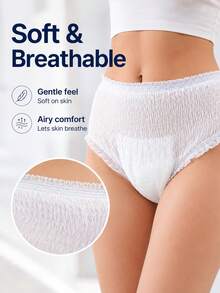 3/10/30pcs,Period Panties,Lightweight & Breathable,Quick Absorption,3D Leak Protection,Anti-Leak & Breathable,Odor Control,Random Pattern,Suitable For Summer Travel,Menstrual Period,Postpartum,Travel. - Menstrual Pants - View 3