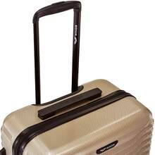 W WINGS PC 100% Polycarbonate | Hard Shell Case | Travel Suitcase 20", 24", 28" Or Luggage Set | TSA Lock, Telescopic Handle, 360° 4 Spinner Wheels CHAMPAGNE - Champagne - View 5