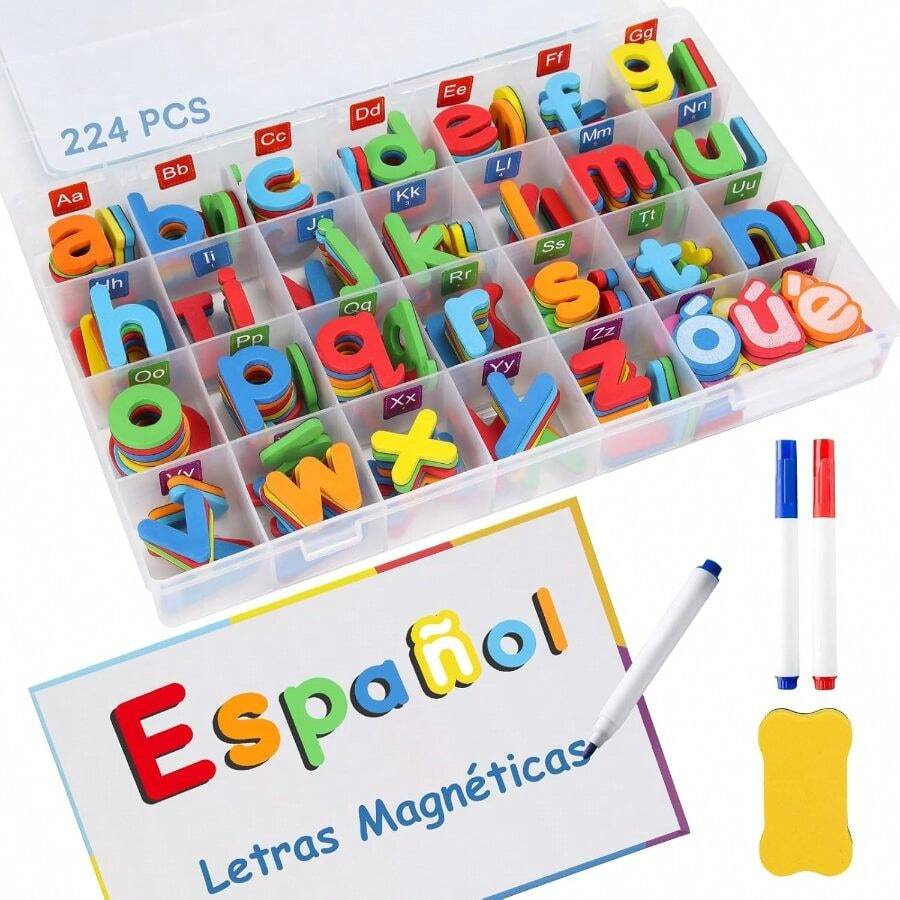 Kids Magnetic Letters & Numbers - Multicolor - View 1