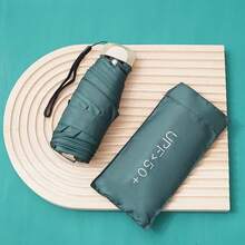 1pc Gold Handle Capsule Compact Portable Fashionable Women's Sun & Rain Umbrella For Outdoor Travel - Jinbing Capsules - View 15
