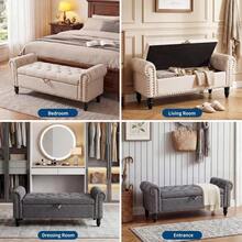 Storage Benches & Ottomans - Off-white - View 5