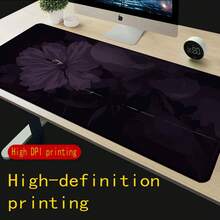 1 X Extra-Large Mouse Pad-"Midnight Blossoms" (Deep Purple Tones); Made Of Rubber With Precision Stitched Edges. Suitable For Gaming And Office Use, As Well As For Gifting Or Decoration. - Mouse Pad - View 3