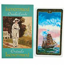 Lenormand Oracle Cards Vintage Classic Lenormand Tarot Deck Divination Fortune Telling Cards - Baby Blue - View 3