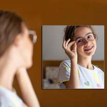 8pcs Frameless Acrylic Mirror SetFullLength Mirrors Ideal For Home Decor Fitness And MakeupMultifunctional For Indoor Use HomeDecorLivingRoomMirrorWall - Silver - View 3