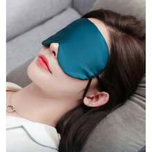 pxo 1pc Silk Eye Mask For Sleep Blackout Lightweight Breathable Soft Airy No-Pressure Ear Loops Comfort Travel 5 Colors Practical Gift For Men Women - Multicolor - View 9