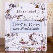 How To Draw Inky Wonderlands Coloring Book Secret Garden Doodle Stress Relief Painting - How to Draw Inky Wonderlands - View 12