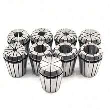 9pcs Lathe Chuck Tool Collet Chuck For CNC ER32 Collet Set And Wrench - Silver - 查看 5
