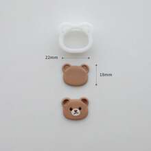 Mini Cute Animal Face Polymer Clay Cutter Set, Cat Dog Bear Bunny Head Shape DIY Earrings Pendant Jewelry Making Handmade Clay Mold Tools - Mini Cute Animal - View 11