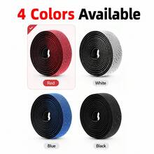 VXM Anti-Slip Shock-Absorbing Silicone Handlebar Tape, Comfortable Grip, Road Bike Handlebar Tape, Multiple Colors - Multicolor - View 6