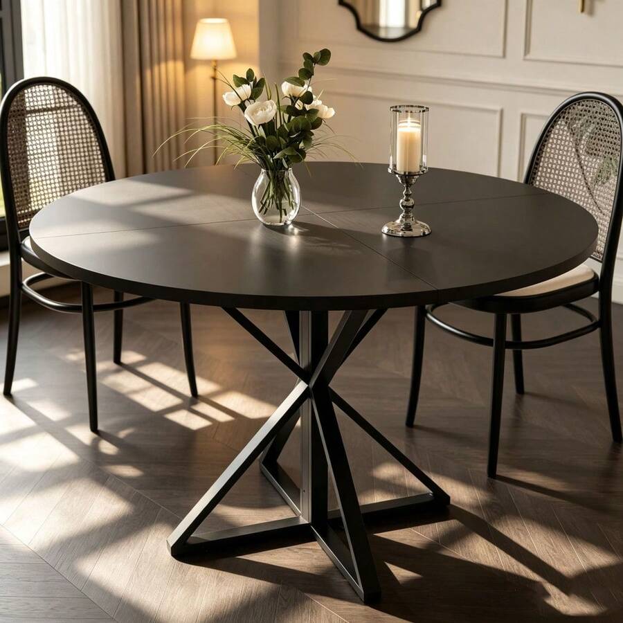 Kselythan Outdoor Dining Tables - Black - View 1