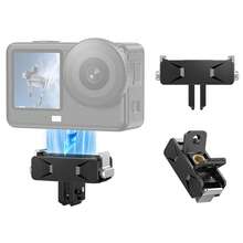 Magnetic Mounting Bracket Quick Release Multifunctional Base Adapter, Compatible With Osmo Action 5 Pro/4/3 Accessories, With Dual Folding Interfaces And Magnetic Mounting, 1/4" Screw, Compact Professional Tripod/Handle/Gimbal Adapter, Compatible With Osmo 360/Action 6 Camera Accessories - View 11