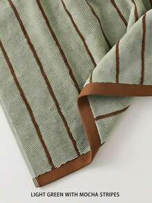 Veyra Day 1pc Cotton Striped Towel For Bathroom, Aesthetic Soft Absorbent Face & Hand Towels, Boho Vintage Towel - Multicolor - View 6