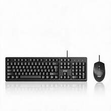 Acer Wired Business Silent Keyboard And Mouse Combo, 107-Key Standard Layout, USB Plug And Play, Low-Noise Keys, Comfortable Office Set - View 1