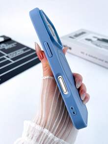 Koolife 1件磁吸手機殼，PC+TPU材質，2.0mm厚度，磨砂表面，親膚設計，凸起相機保護，防滑防摔，相容 iPhone 18pro/18pro Max/17/17 Pro/17 Pro Max - 遠峰藍 - 查看 5