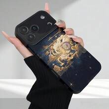 Custodia per telefono - Custodia in finta pelle con motivo a tema Sun God Nika, antiurto e resistente all'usura, esteticamente raffinata, unisex, per iPhone 17 e altre serie Apple. Custodia protettiva di alta qualità per telefono aziendale. - Colore misto 1 - Visualizzare 4