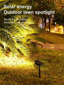 2-In-1 Solar LED Spotlight, Outdoor Super Bright Multi-Color Landscape Light, Suitable For Tree, Yard, Garden, Villa Decoration, Pathway Lighting - Multicolor - View 2