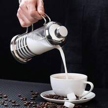 Prensa Francesa De Vidrio Y Acero Inoxidable / Jarra De Infusión De Té Y Café / Prensa Francesa De 3 Tamaños / Jarra De Café De Filtro Reutilizable - 350 ml - Ver 5