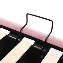 Bed Frame 180x200 Cm Hydraulic With Storage – Grey - 粉色 - 查看 10