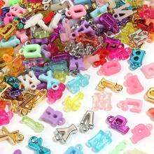 27g Pack (Approx. 100pcs) Colorful Acrylic Letter Charms, DIY Jewelry Making Accessories, Suitable For Necklaces, Bracelets, Earrings, Clothing And Shoes Decoration - Alphabet Pendant - View 7