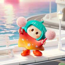 Miniso YOYO Cute Tilted Head S2 Series Icon Box Figure Blind Box, Solid PVC Craft,Desktop Display Ornament,Lovely Character Model, IP Collectible Ornament For Fans, Recommended For Ages 14 And Above(1 PC Random Delivery) - Multicolor - View 4