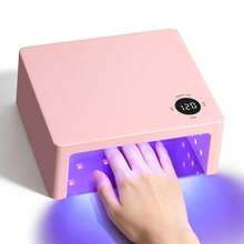DianaBeauty Large Space UV LED Nail Lamp For Drying Gel Nail Polish, 45 LED Beads, Dual LCD Screen, Nail Salon Tool - Multicolor - View 15