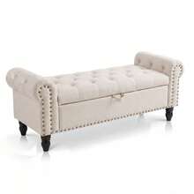 Storage Benches & Ottomans - Off-white - View 7