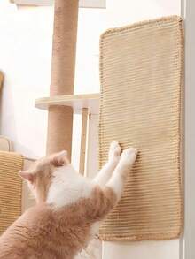 Natural Sisal Cat Scratching Pad, Multi-Purpose Sofa Furniture Protector, Durable Cat Claw Scratching Toy Carpet, Suitable For Indoor Cats - one-size - View 2