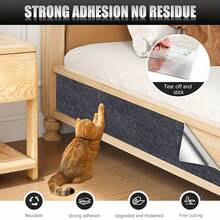Cat Scratch Furniture Protector, Self-Adhesive Sofa Anti-Scratch Pad, Durable Cat Scratching Post Mat, Trimmable Sofa Wall Protector Pad, Cat Scratch Board - 30 X 200 cm - View 3