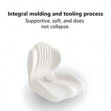 One-Piece Memory Foam Seat Cushion, Ergonomic Design, Enhanced Back Support, Breathable Hollow Structure, Suitable For Office Chairs, Hip Shaping Cushion, Relieves Long-Sitting Fatigue, Applicable To Multiple Scenarios - Multicolor - View 10