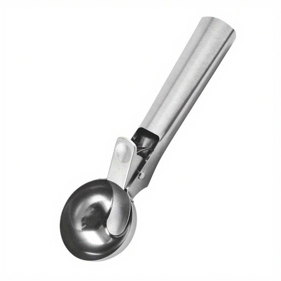 Stainless Steel Ice Cream Scoop, Trigger Release Cookie Scoop & Melon Baller, Durable Dessert Tool For Kitchen, Parties And Restaurants