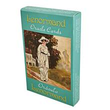 Lenormand Oracle Cards Vintage Classic Lenormand Tarot Deck Divination Fortune Telling Cards - Baby Blue - View 8