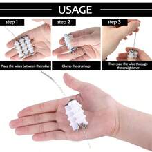 KLONKEE Set Penjepit Kawat Logam, Termasuk Pelurus Kawat Logam dan Penjepit Kawat Logam, Cocok untuk Desain dan Pembuatan Gelang, Anting, Perhiasan, Cocok untuk Pembuatan dan Pembungkus Perhiasan Kawat Logam - MultiWarna - View 5