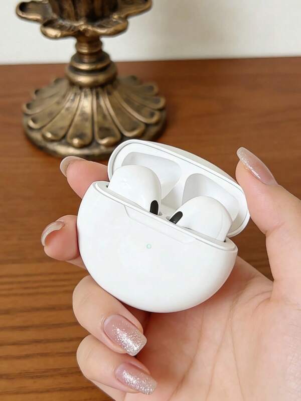 New Artificial Aesthetic Design Wireless Earbuds, Active Noise Cancelling Long Battery Life, Compatible With Apple Bluetooth High-Fidelity Audio