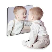 8pcs Frameless Acrylic Mirror SetFullLength Mirrors Ideal For Home Decor Fitness And MakeupMultifunctional For Indoor Use HomeDecorLivingRoomMirrorWall - Silver - View 1