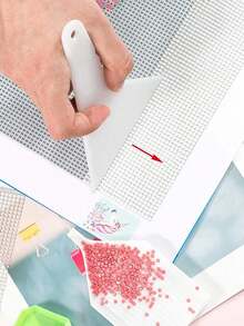 Pink Style Diamond Painting Storage Container, 60/120 Slot Diamond Painting Shockproof Jar, 48 Pieces Embroidery Accessories, 5D Diamond Art Tools, Suitable For Handmade Cross Stitch Embroidery Rhinestone Storage Box - A - View 5
